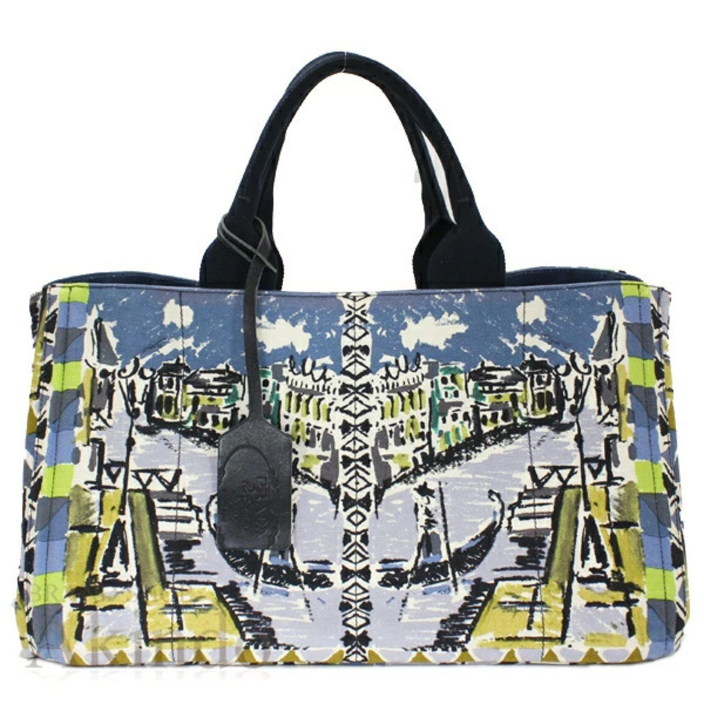 Prada Canapa 2way Tote Handbag Venice VENEZI